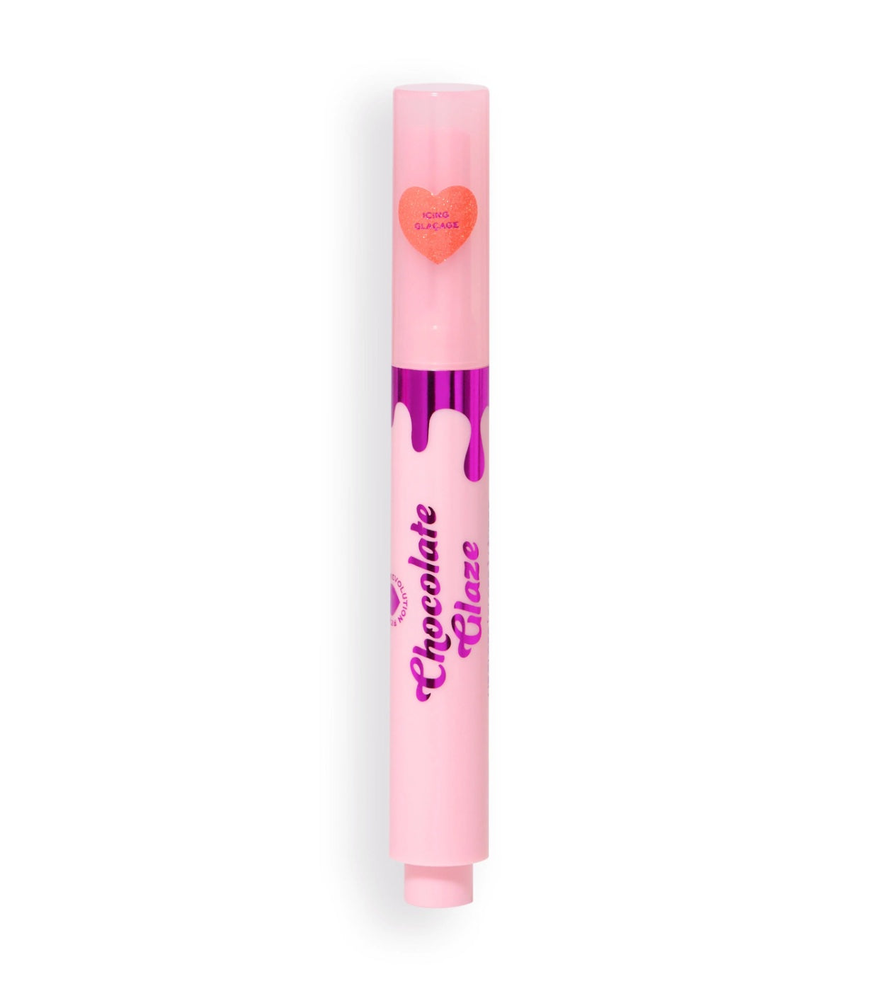 I Heart Revolution - Brilho de Lábios Chocolate Glaze - Icing Pink Shimmer