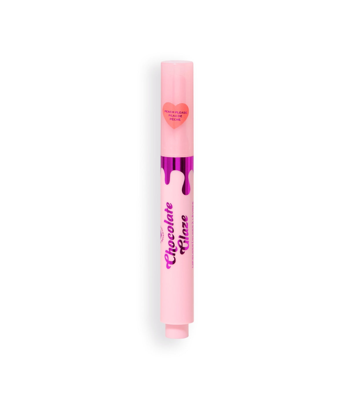 I Heart Revolution - Brillo de labios Chocolate Glaze - Peach Please