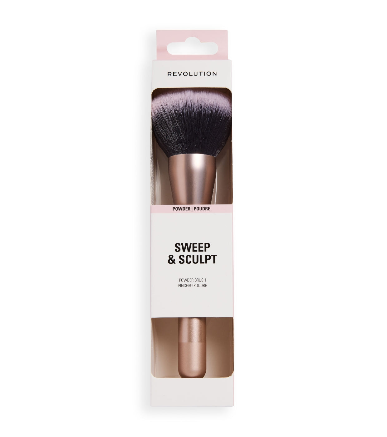 Makeup Revolution - Brocha para polvos Sweep & Sculpt - R12