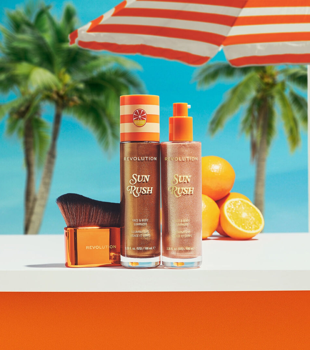 Makeup Revolution - *Club Riviera* - Brocha para difuminar Body Beam Glow