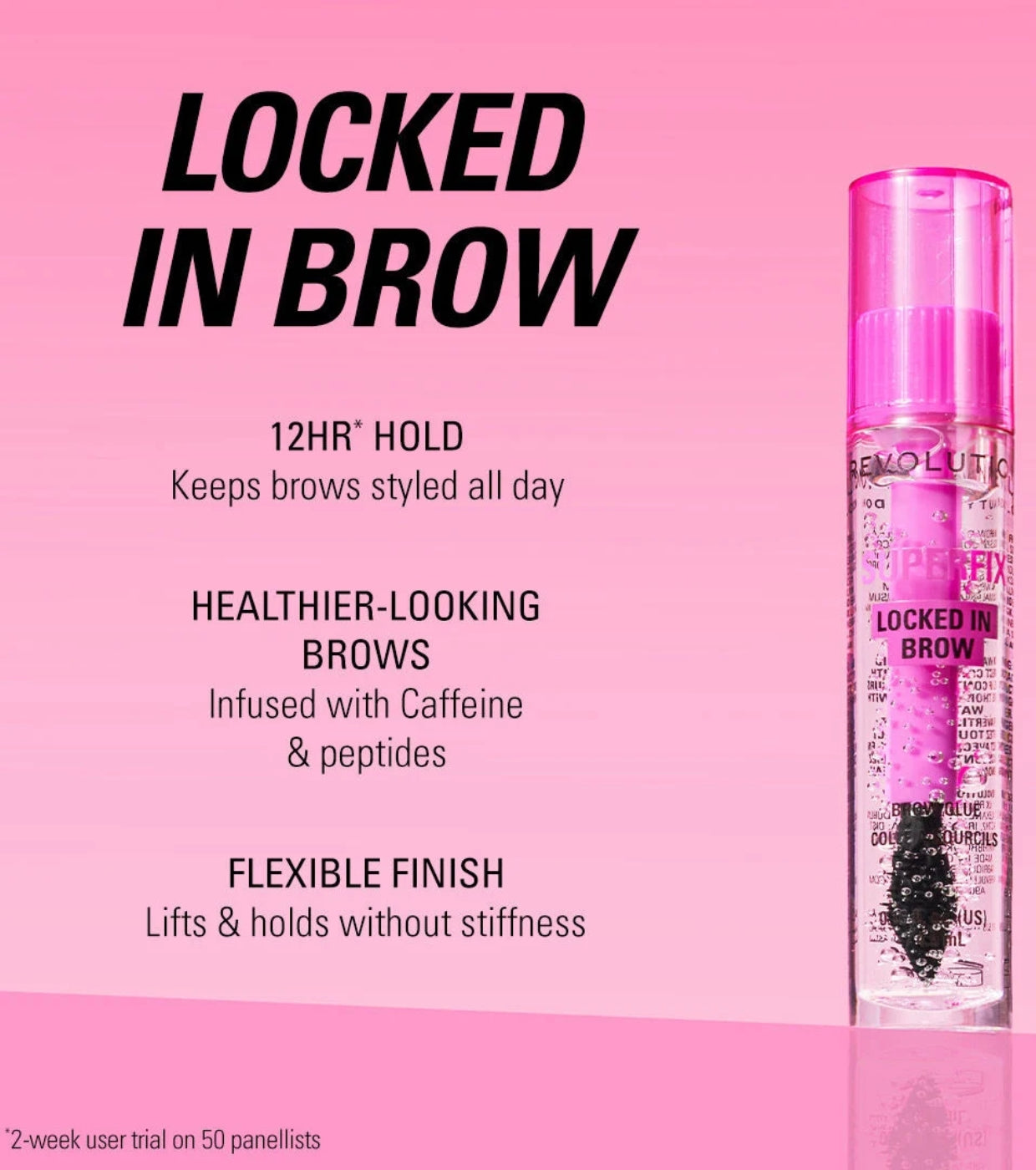 Makeup Revolution - Fijador de cejas Superfix Locked in Brow