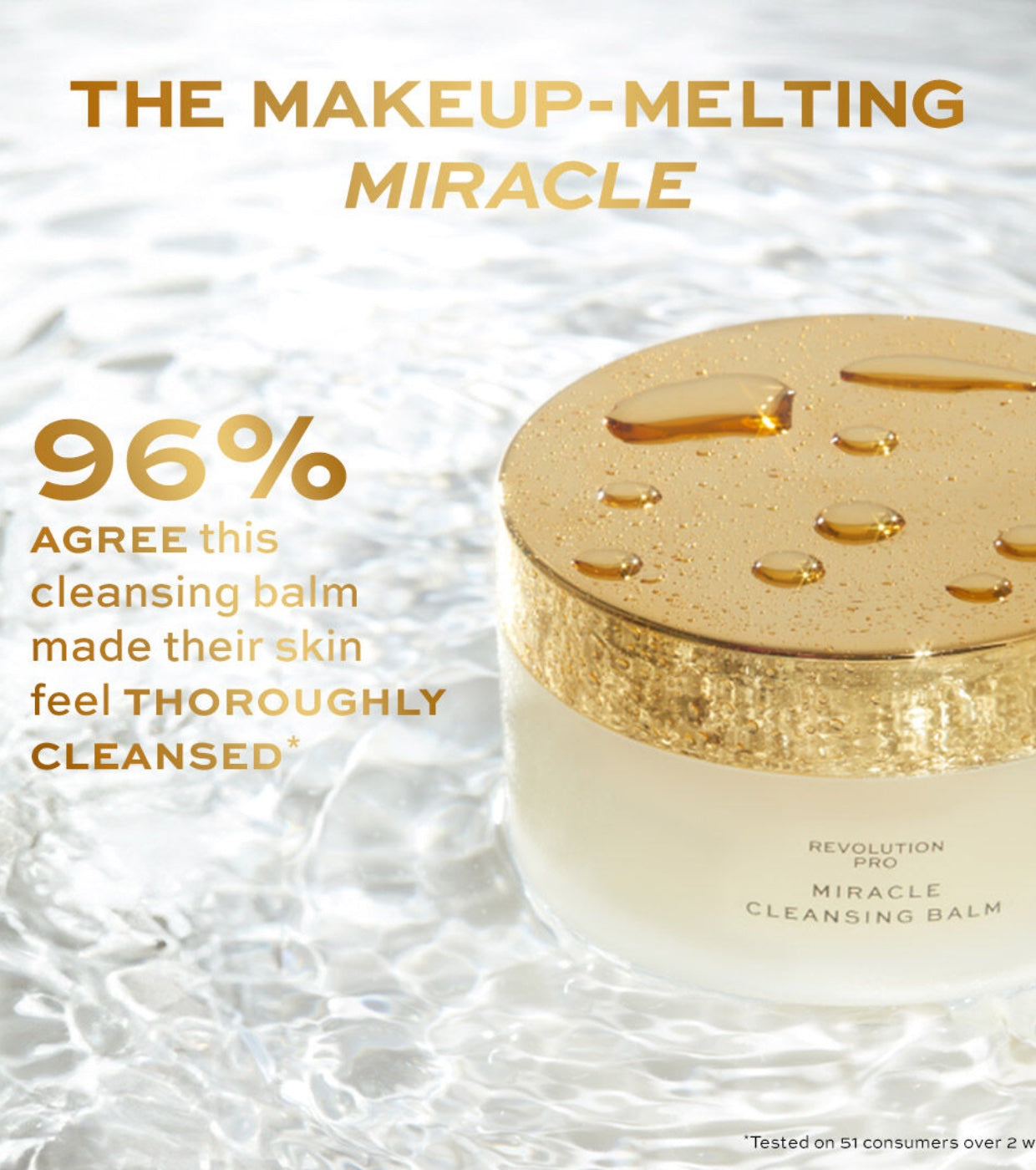 Revolution Pro - Bálsamo de Limpeza com Colagénio Vegan Miracle Cleansing Balm