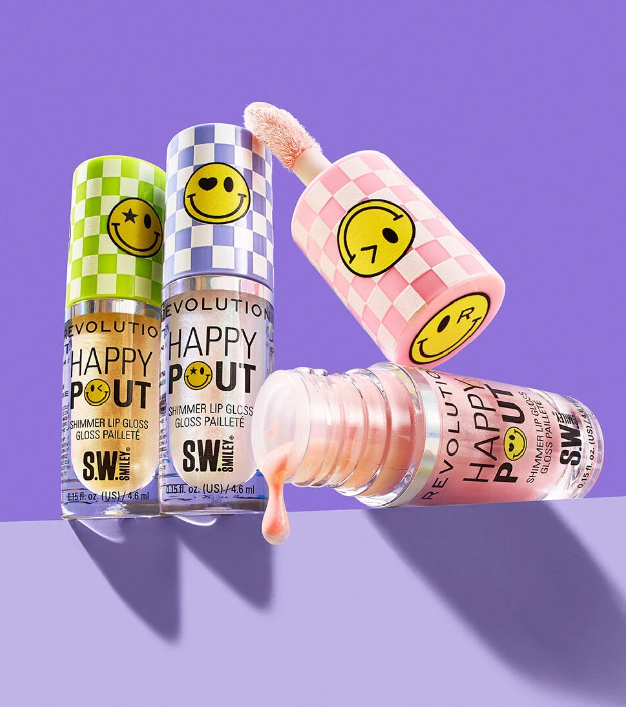 Makeup Revolution - *S.W.Smiley* - Brillo de labios Happy Pout - Sunbeam