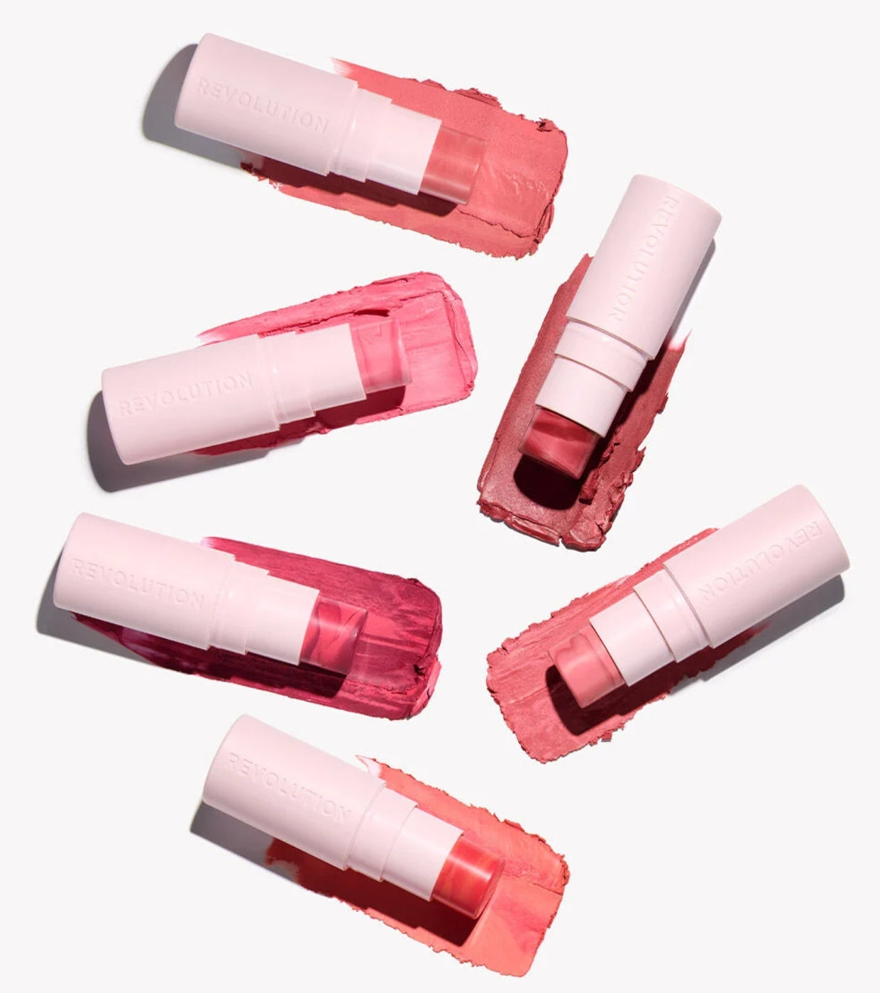 Revolution - Fard in stick Skin Silk Marble - Peachy Pink
