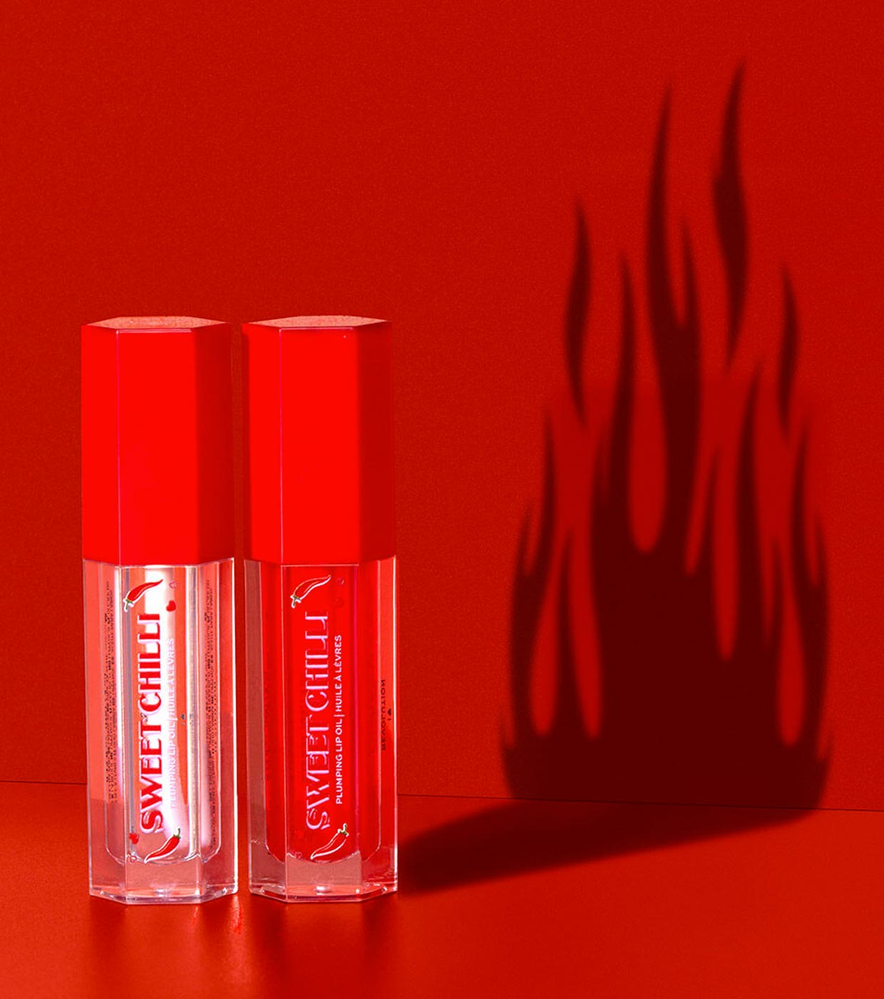 I Heart Revolution - *Sweet Chilli* - Olio labbra volumizzante - Trasparente