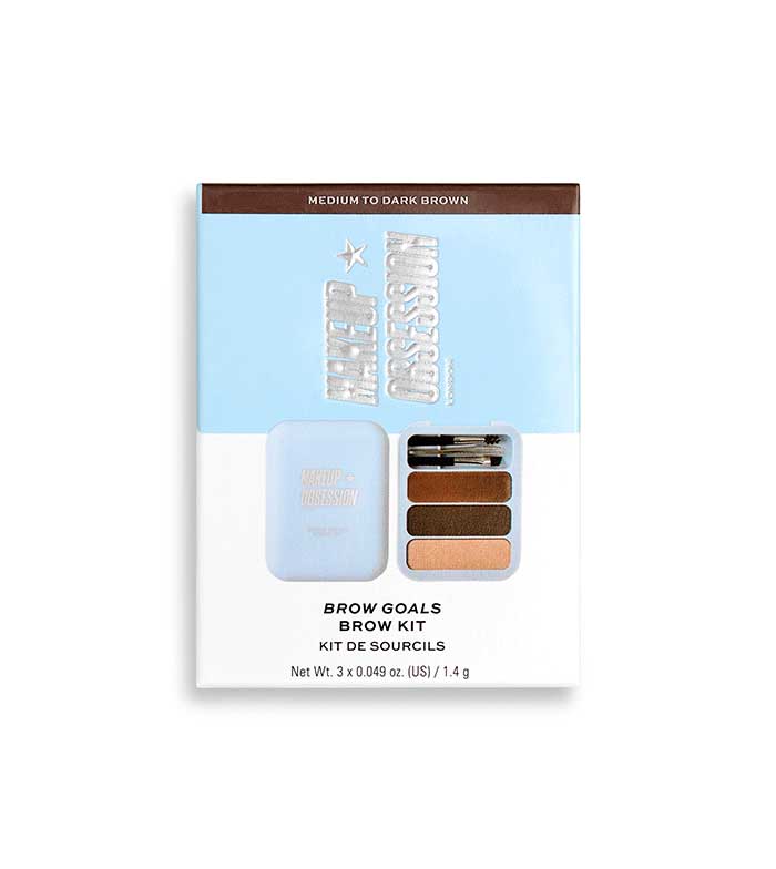 Makeup Obsession - Kit sopracciglia Brow Goals - Marrone medio-scuro
