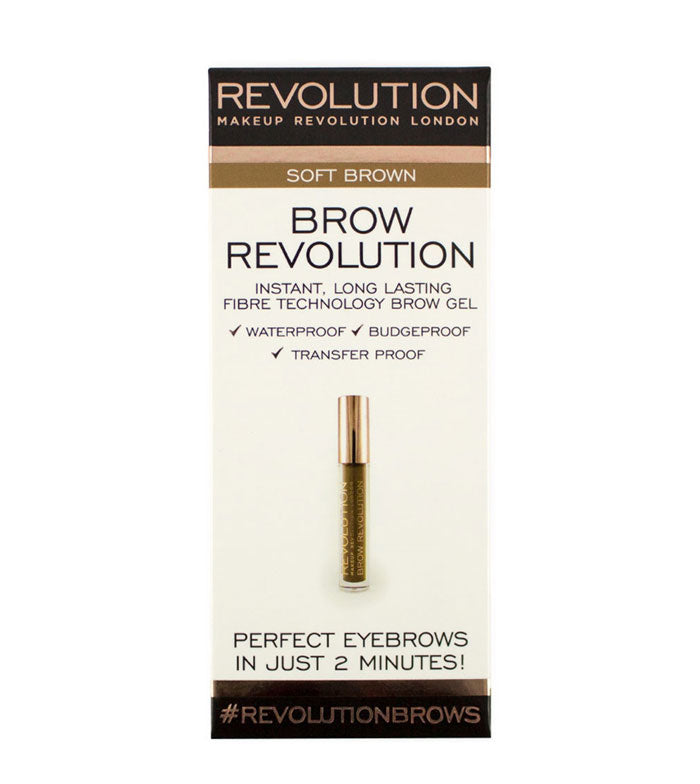 Makeup Revolution - Gel Sopracciglia Brow Revolution - Soft Brown