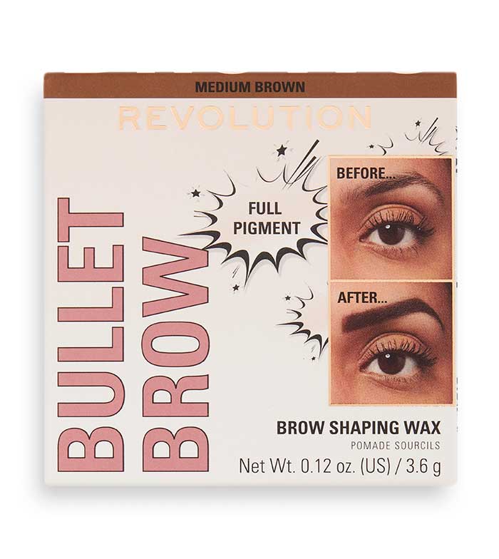Revolution - Cera para cejas Bullet Brow - Dark Brown