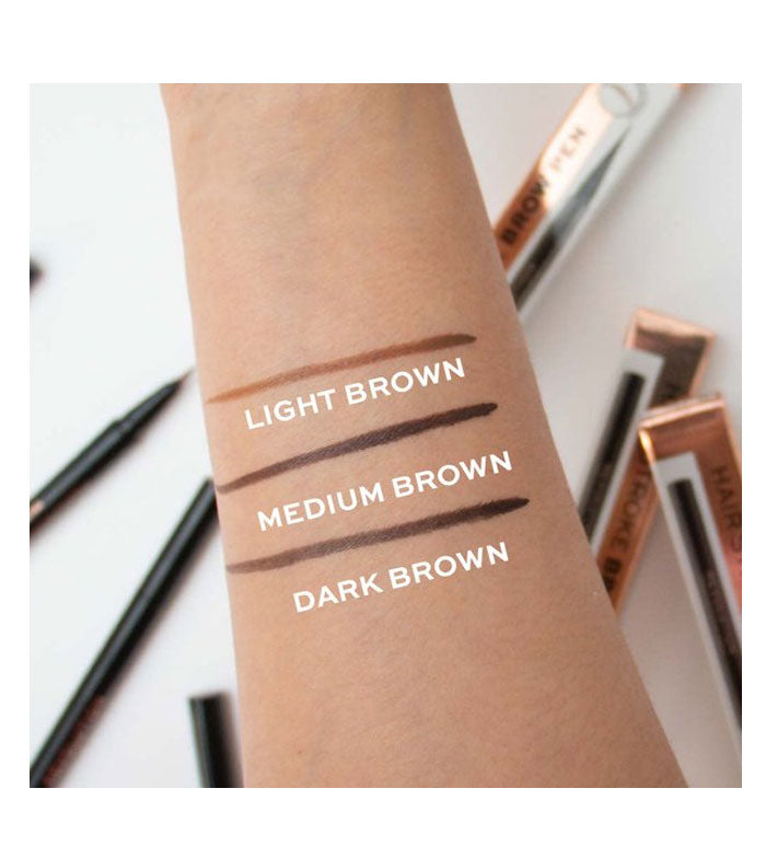 Revolution - Lápis de Sobrancelhas Hair Stroke Brow Pen - Dark Brown