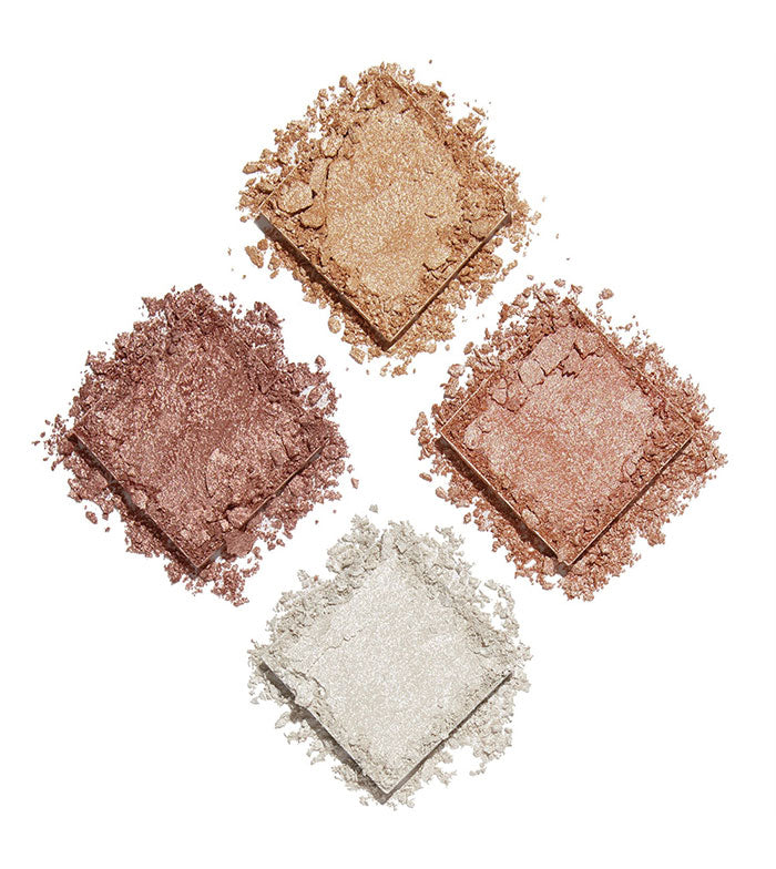 Revolution - Paleta de iluminadores Face Quad - Incandescent