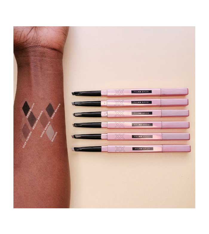 XX Revolution - Lápiz de cejas Fauxx Brow - Deep Brown