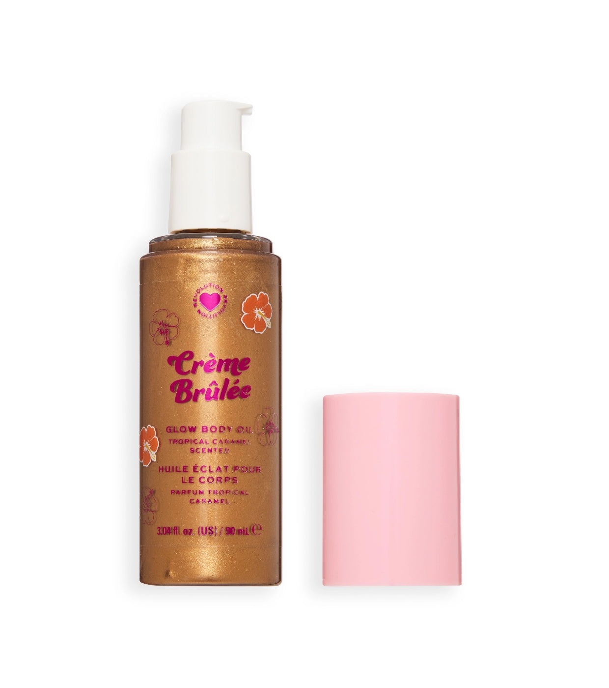 I Heart Revolution - Óleo Corporal Tropical Caramel Glow - Bronze Creme Brulée