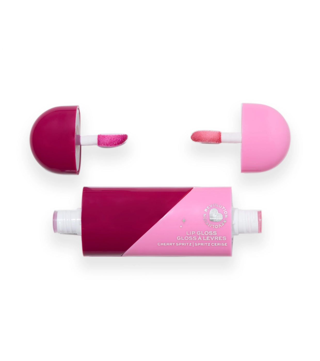 I Heart Revolution - *Midnight Cherry* - Twist Duo Óleo e Brilho Labial