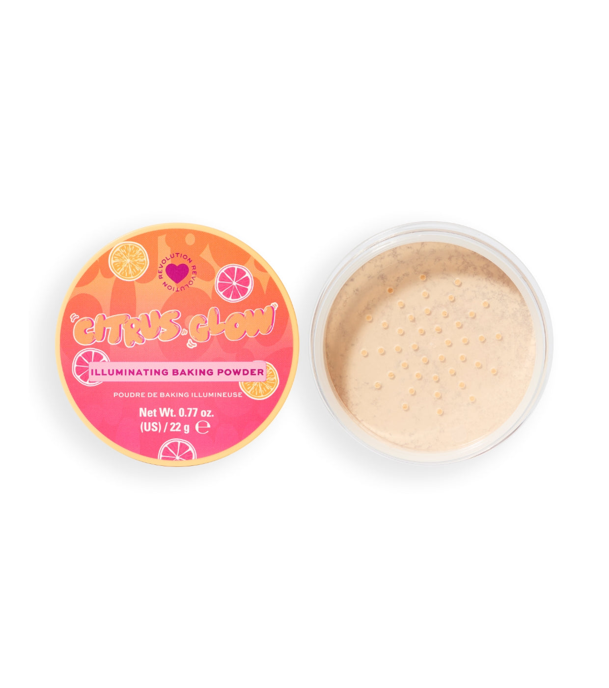 I Heart Revolution - Polvos sueltos iluminadores Citrus Glow Vitamin C