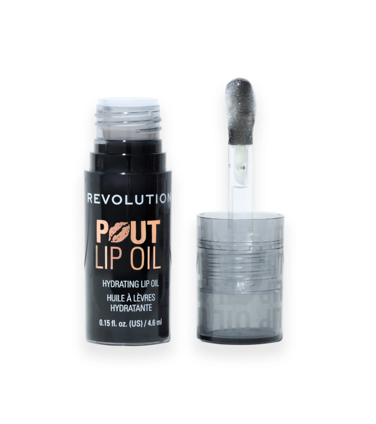 Makeup Revolution - Óleo de Lábios Pout Lip - Midnight Black