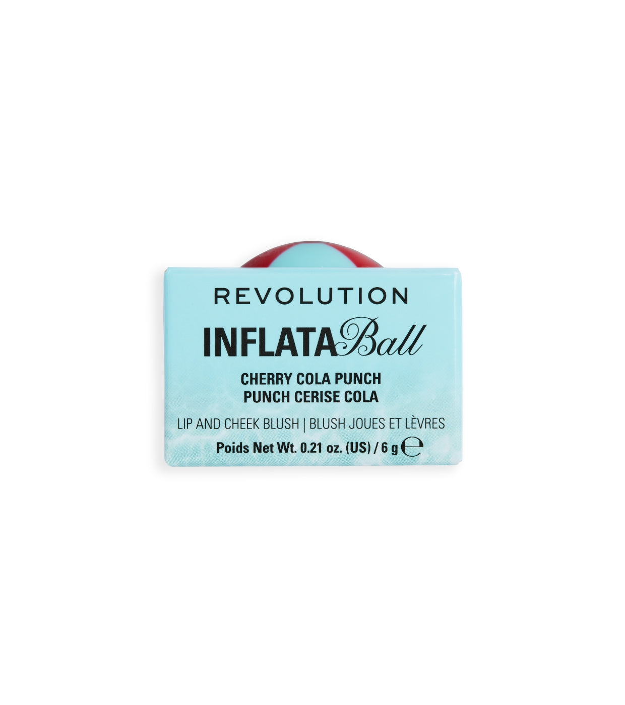 Makeup Revolution - *Poolside* - Bálsamo para labios y mejillas Inflata Ball - Cherry Cola Punch