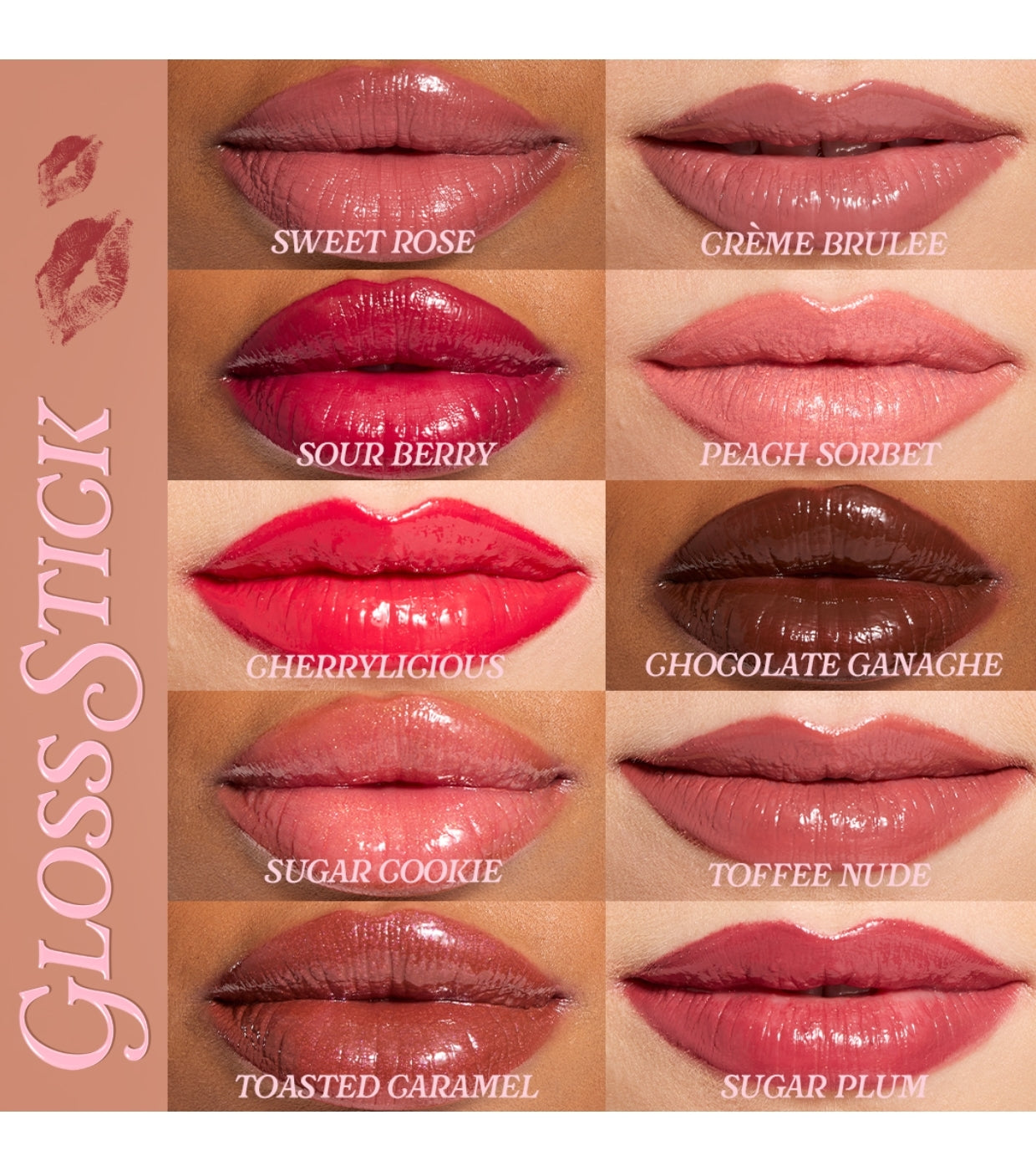 Makeup Revolution - Barra de labios Pout Lip Gloss Stick - Shimmer Toasted Caramel