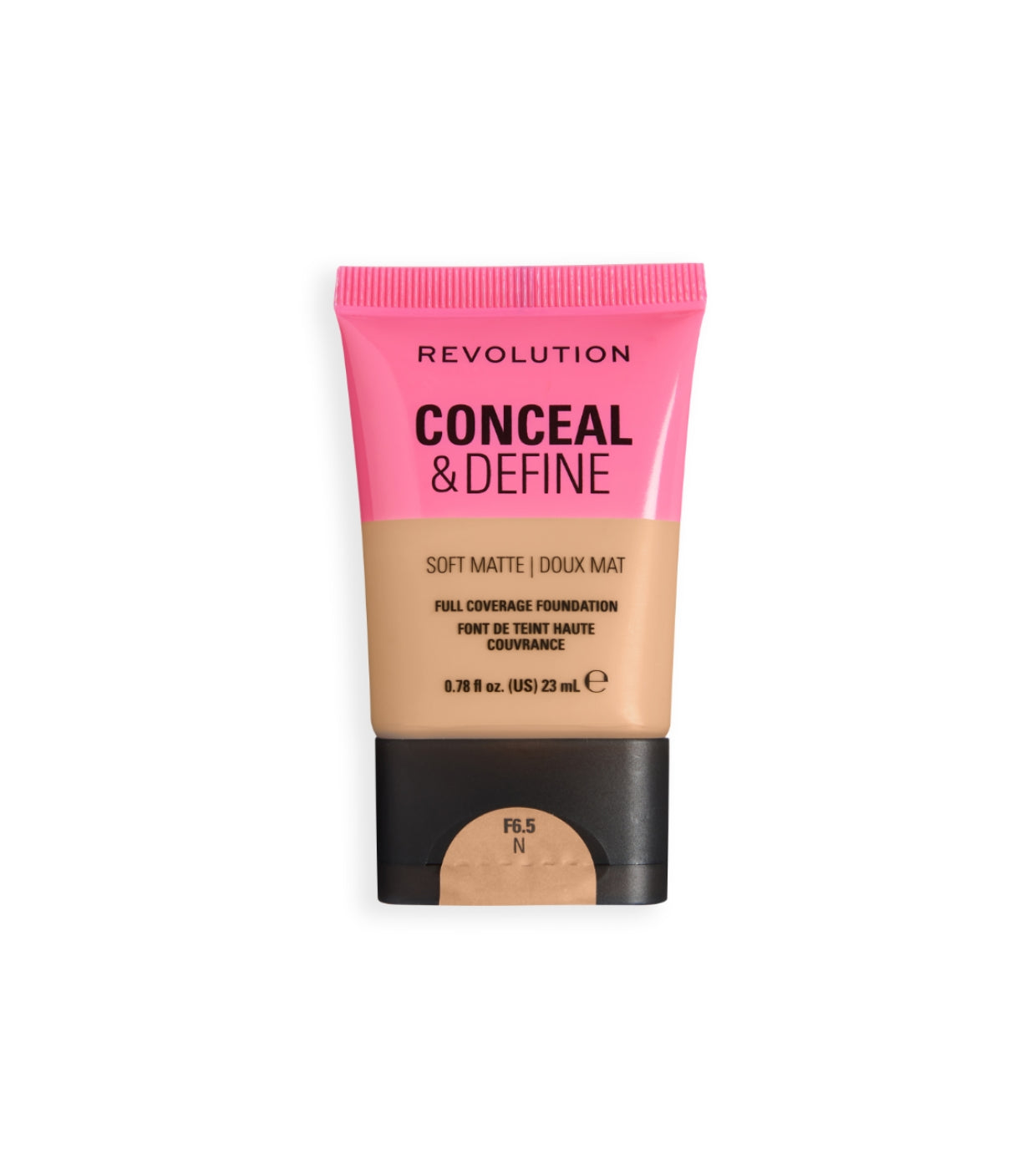 Makeup Revolution - Base de maquillaje Conceal & Define Soft Matte - F6.5N
