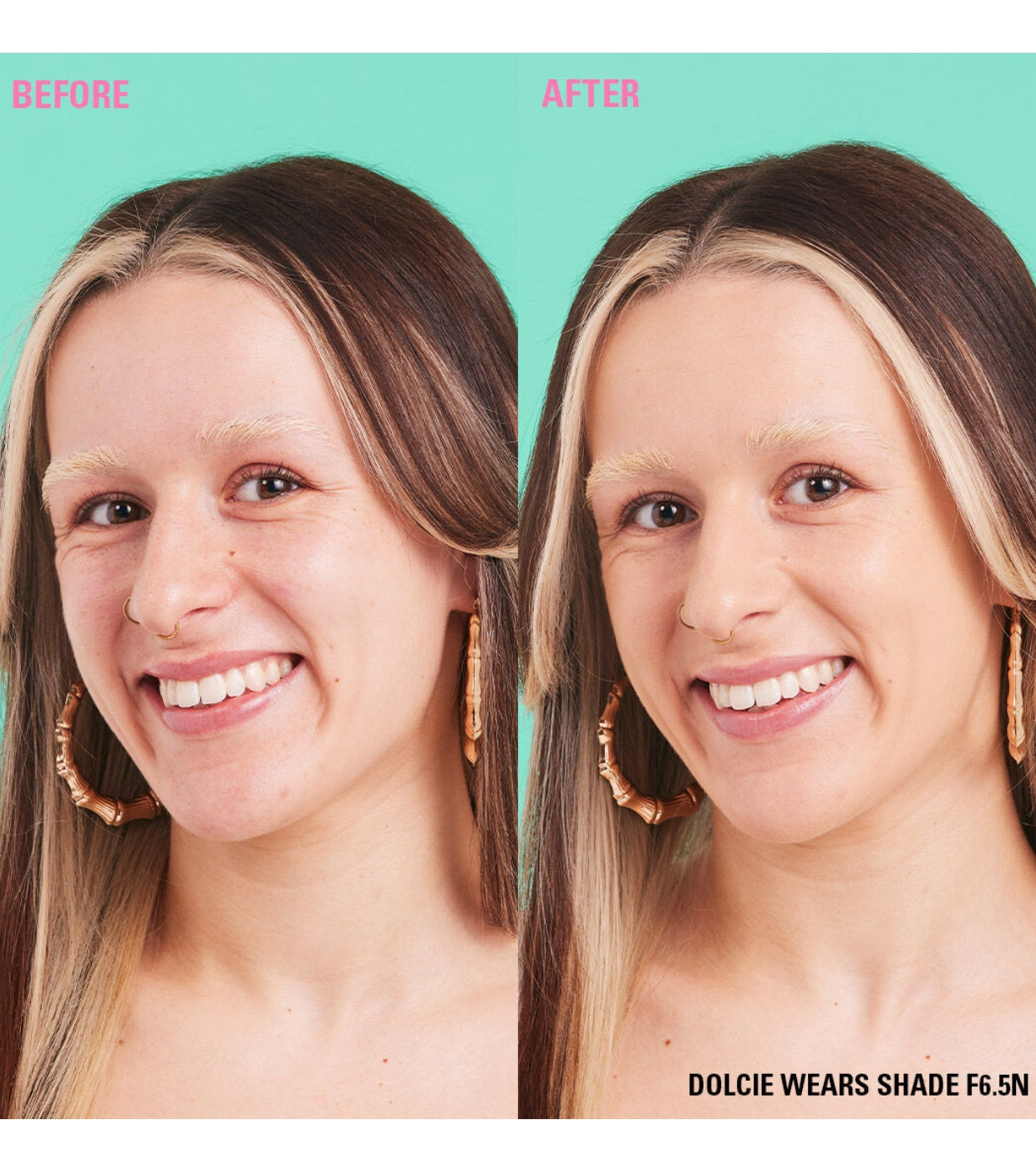 Makeup Revolution - Base de maquillaje Conceal & Define Soft Matte - F6.5N