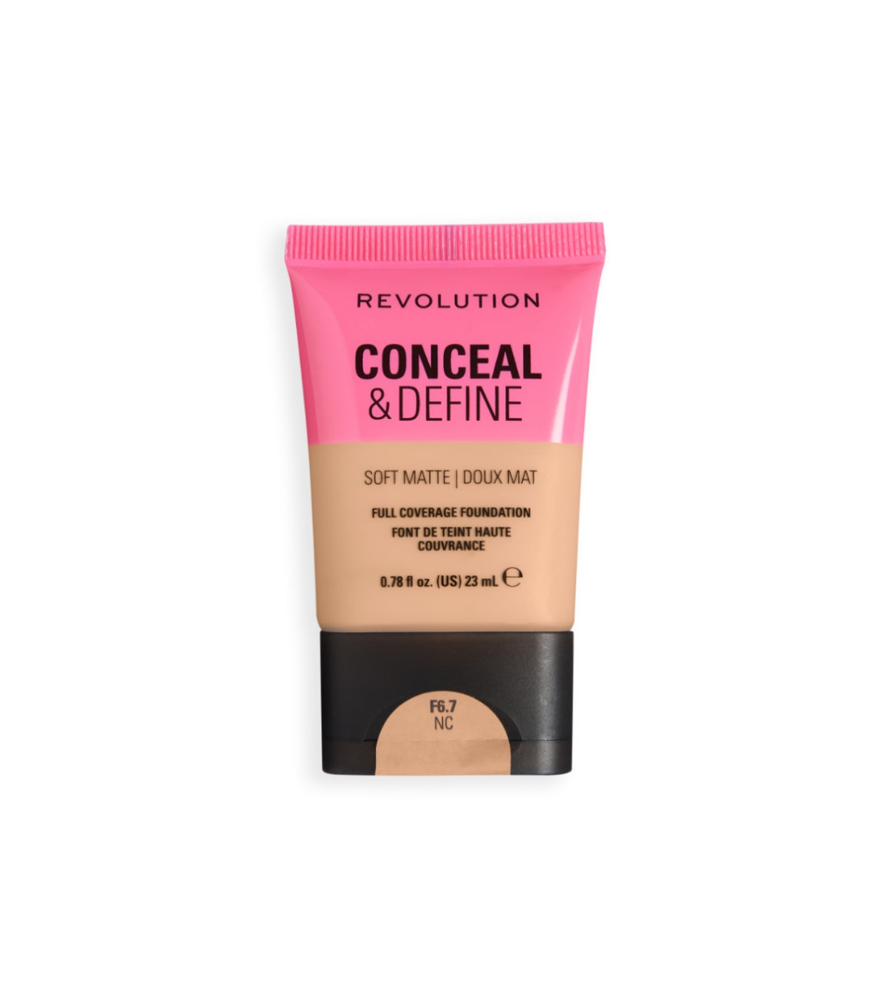 Makeup Revolution - Base de maquillaje Conceal & Define Soft Matte - F6.7NC