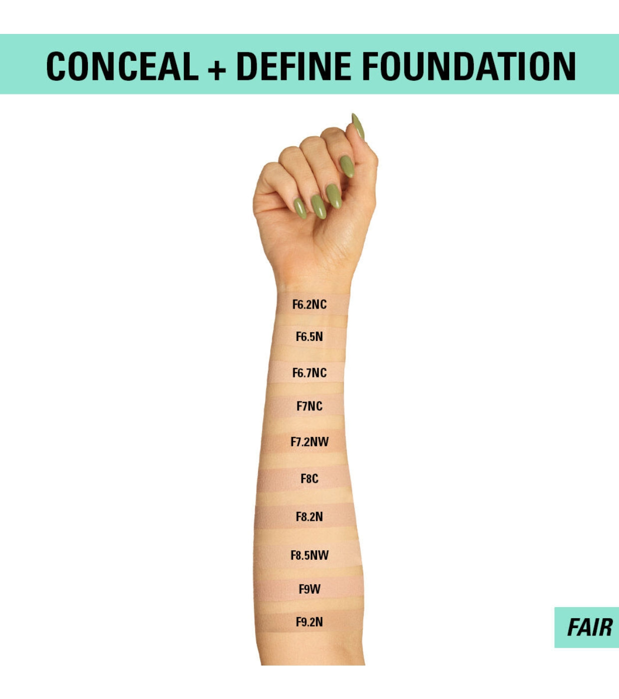 Makeup Revolution - Base de maquillaje Conceal & Define Soft Matte - F7NC