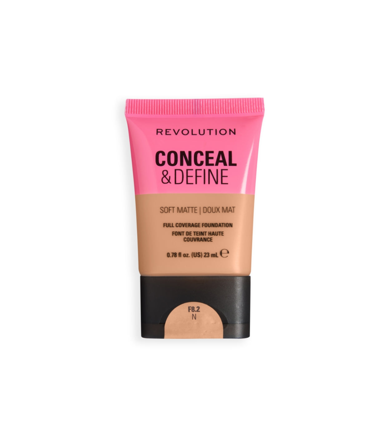 Makeup Revolution - Base de maquillaje Conceal & Define Soft Matte - F8.2N
