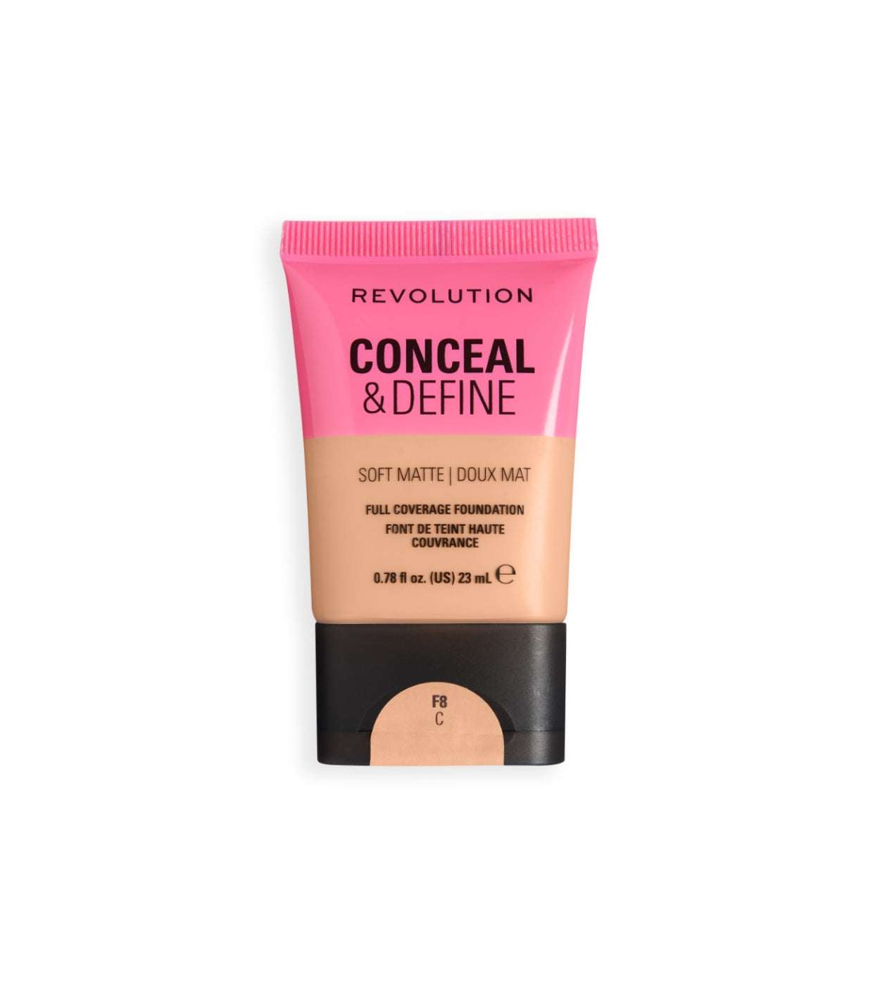 Makeup Revolution - Base de maquillaje Conceal & Define Soft Matte - F8C
