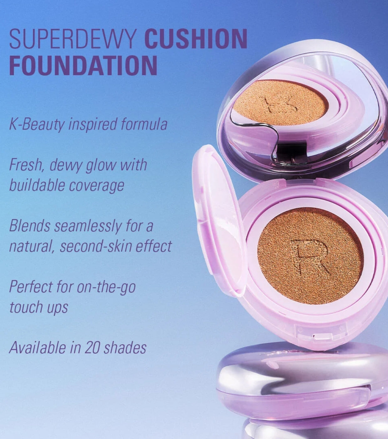 Makeup Revolution - Base de maquillaje en cushion Superdewy - Fair Neutral