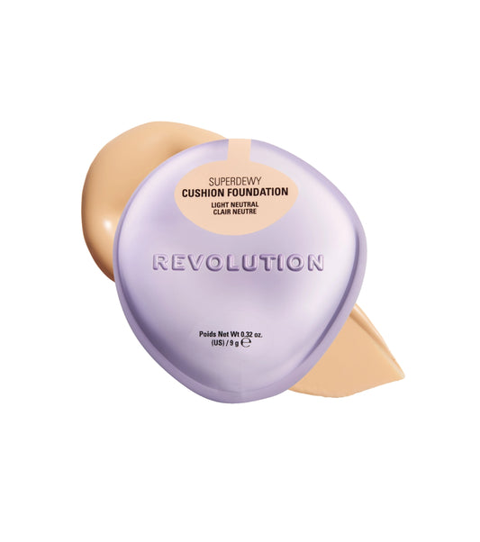 Makeup Revolution - Base de maquillaje en cushion Superdewy - Light Neutral