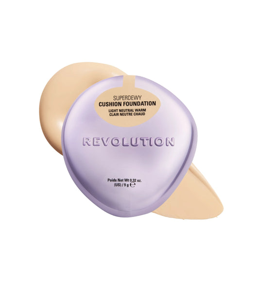 Makeup Revolution - Base de maquillaje en cushion Superdewy - Light Neutral Warm