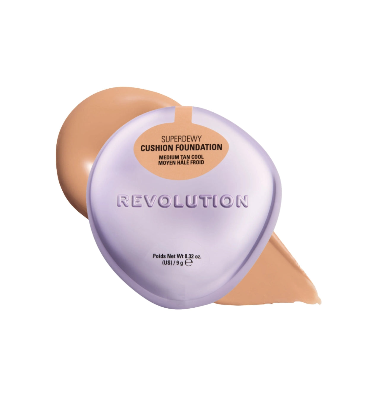 Makeup Revolution - Base de maquillaje en cushion Superdewy - Medium Tan Cool