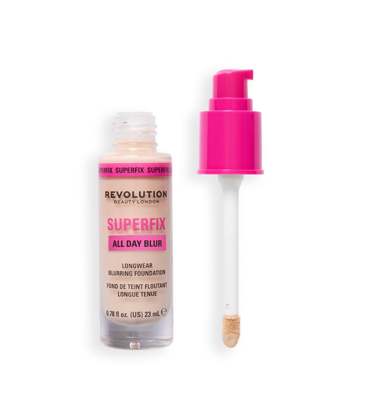 Makeup Revolution - Fondotinta Superfix 16H Blur - F0.5C