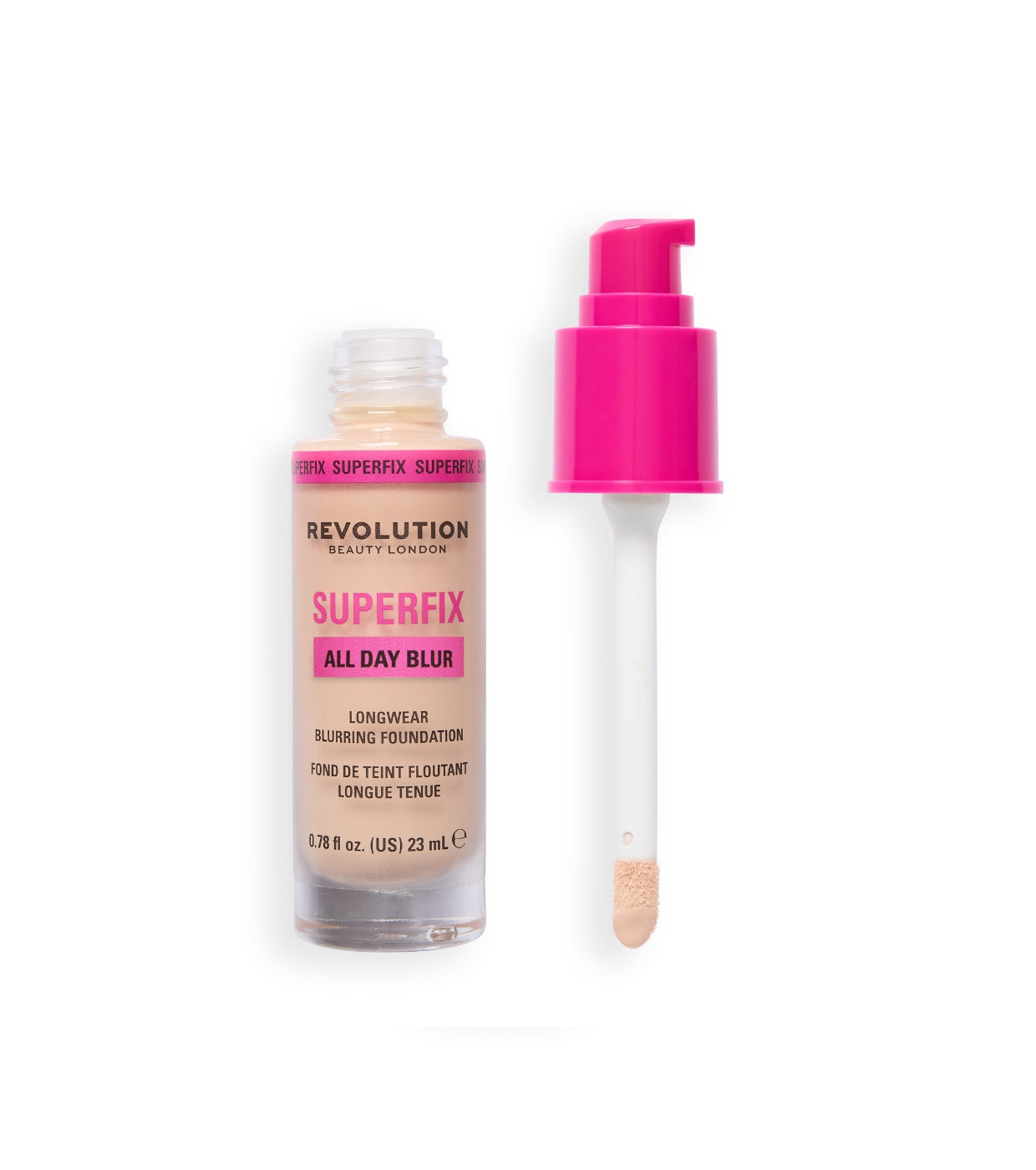 Makeup Revolution - Base de maquillaje Superfix 16H Blur - F3N