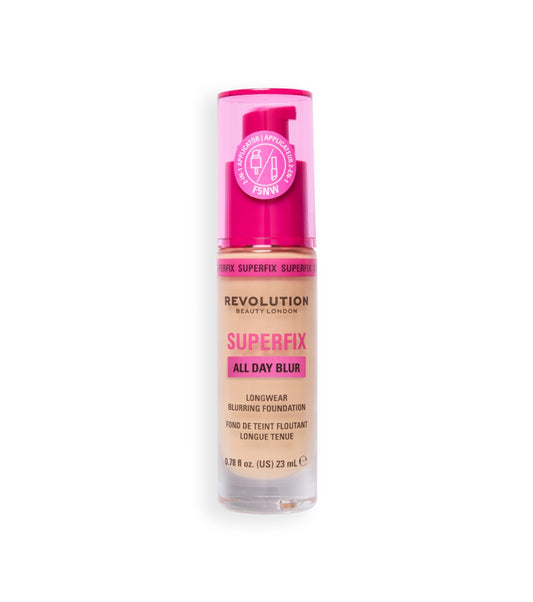 Makeup Revolution - Base de maquillaje Superfix 16H Blur - F5NW