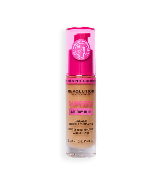 Makeup Revolution - Base de maquillaje Superfix 16H Blur - F7NC