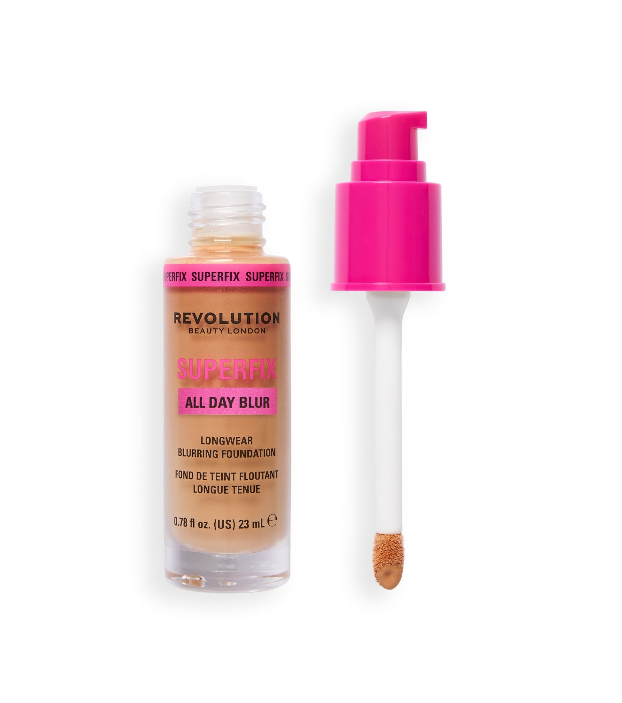 Makeup Revolution - Base de maquillaje Superfix 16H Blur - F7NC
