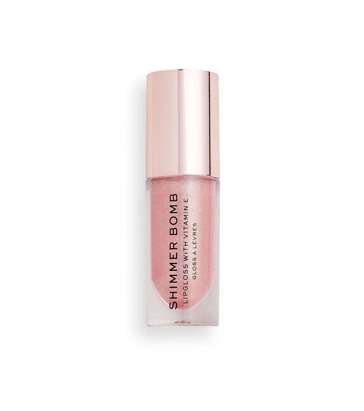 Makeup Revolution - Brilho de Lábios com Shimmer Bomb - Shimmer Nude