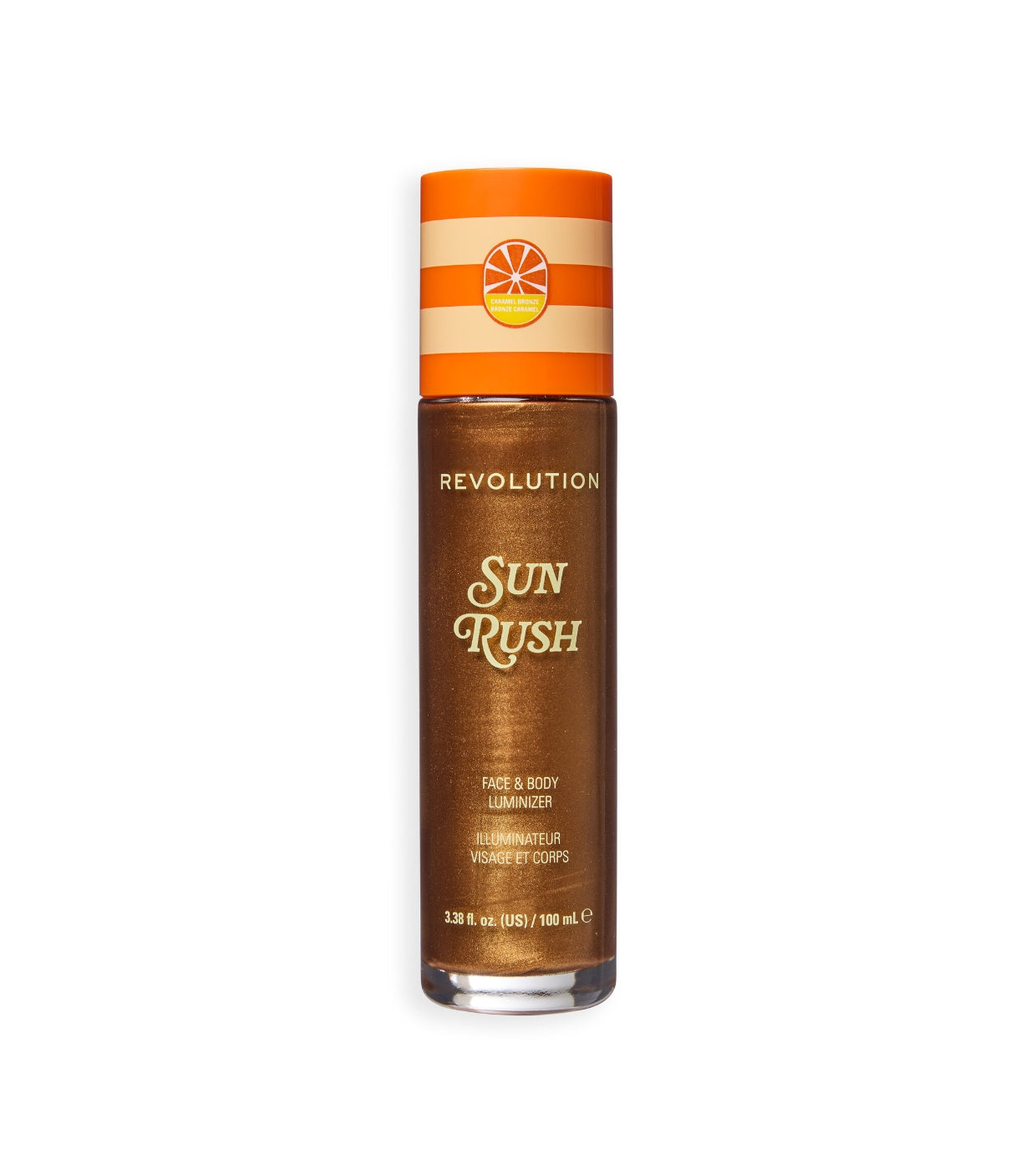 Makeup Revolution - *Club Riviera* - Iluminador corporal Sun Rush - Caramel Bronze