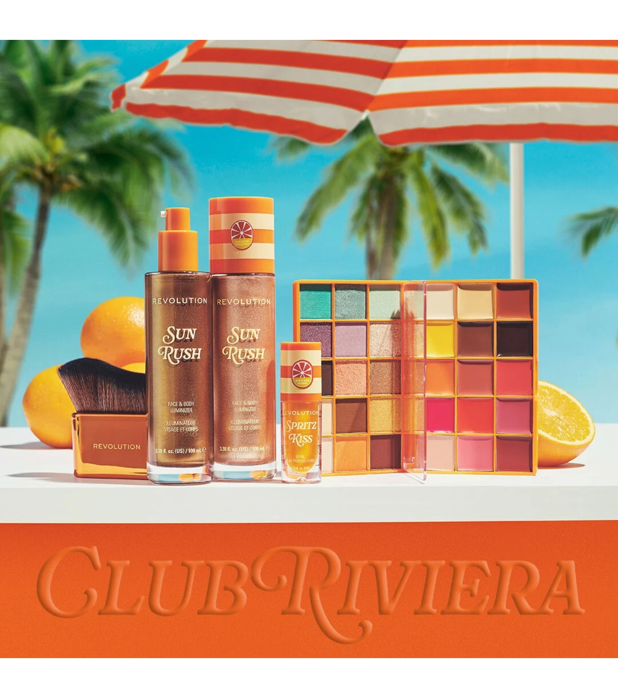 Makeup Revolution - *Club Riviera* - Iluminador corporal Sun Rush - Caramel Bronze