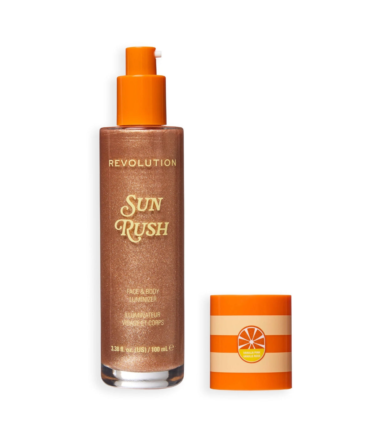 Makeup Revolution - *Club Riviera* - Iluminador corporal Sun Rush - Vanilla Pink