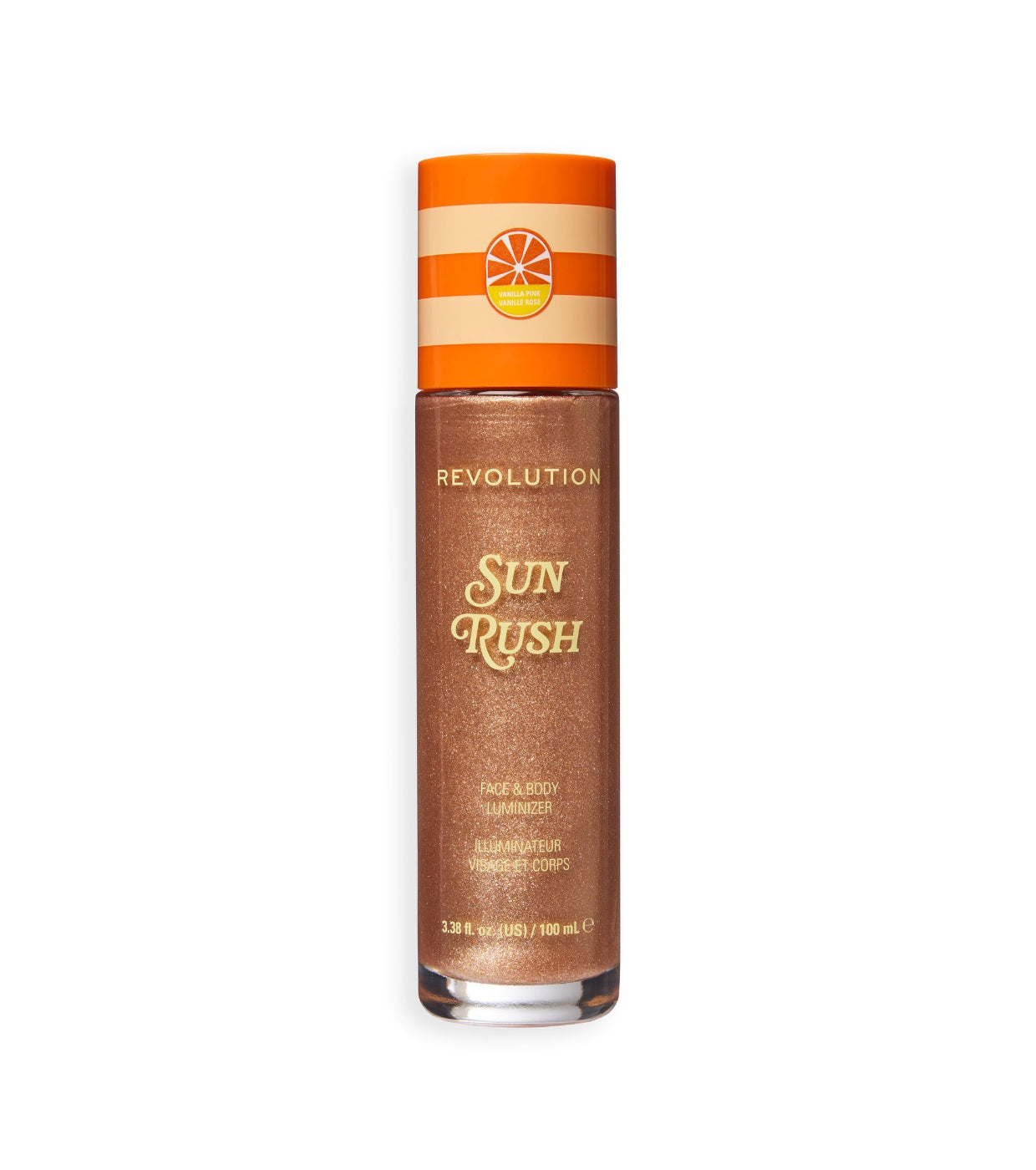 Makeup Revolution - *Club Riviera* - Iluminador corporal Sun Rush - Vanilla Pink