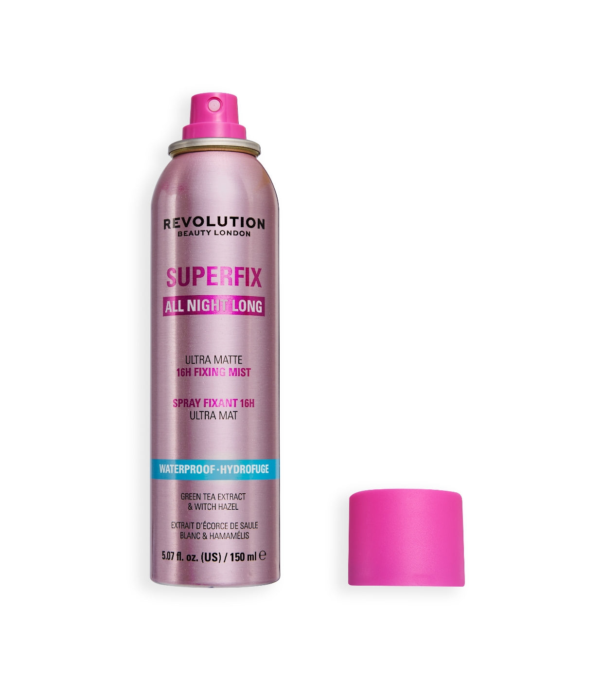 Makeup Revolution - Fijador de maquillaje en spray Superfix All Night Long Waterproof