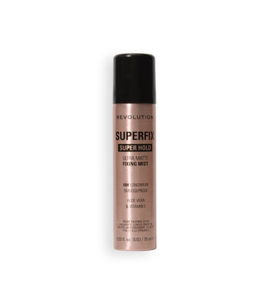 Makeup Revolution - Fijador del maquillaje en spray Superfix Super Hold Ultra Matte - 75ml
