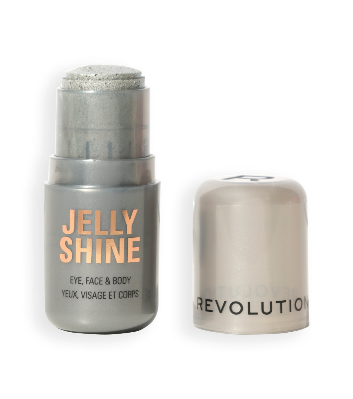 Makeup Revolution - Iluminador em Bastão Jelly Shine Shadow and Highlight - Silver Moonlight