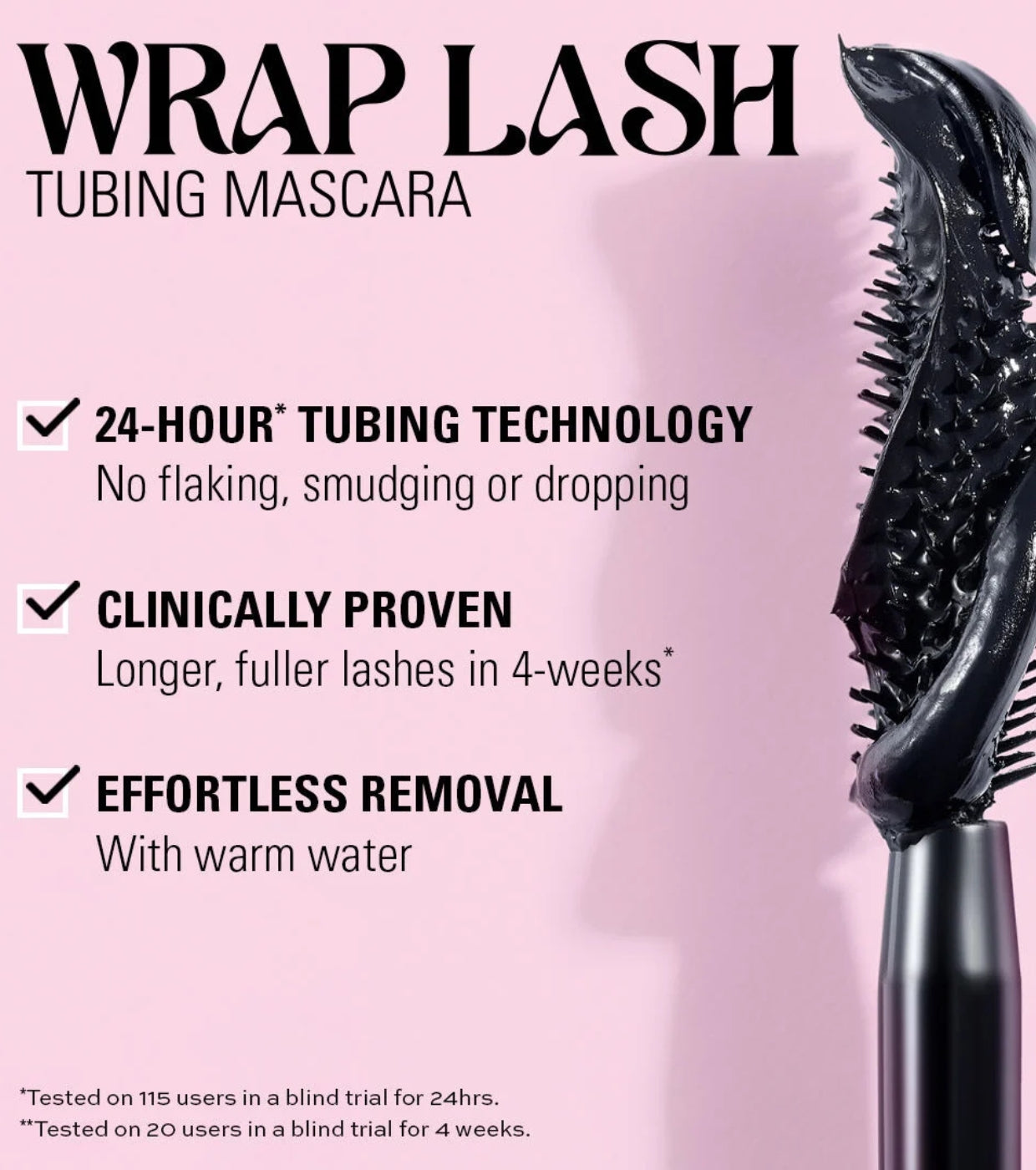 Makeup Revolution - Máscara de Pestanas Wrap Lash - Borgonha