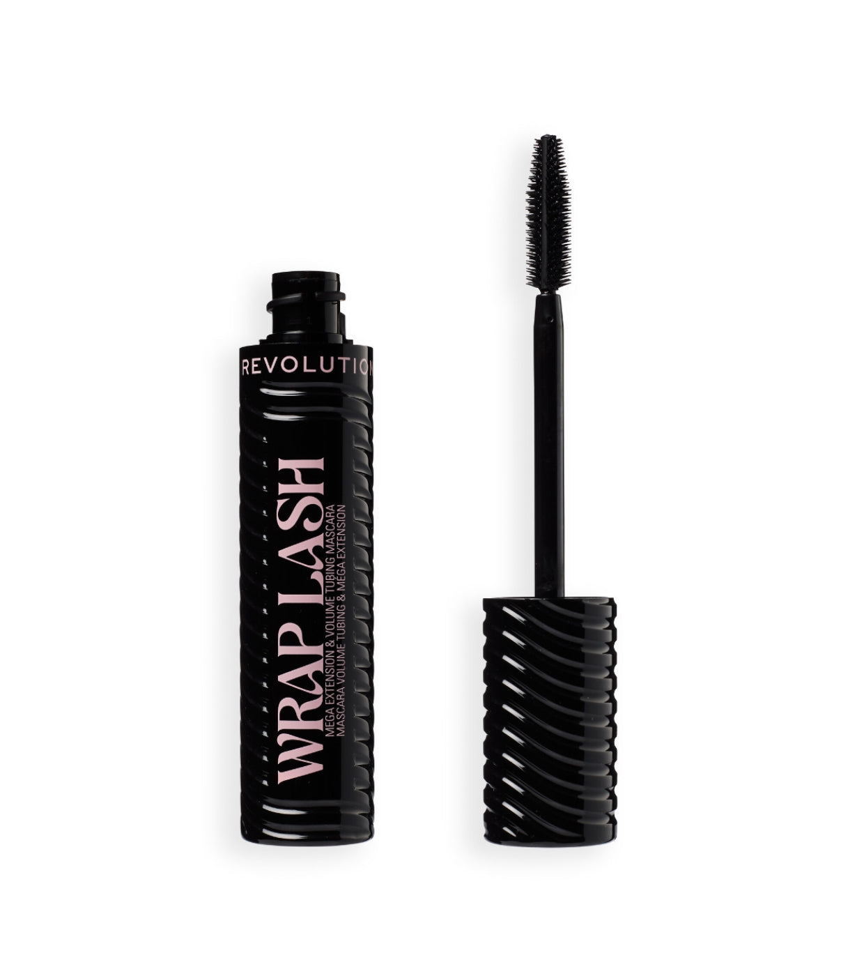 Makeup Revolution - Máscara de pestañas Wrap Lash - Ultra Black