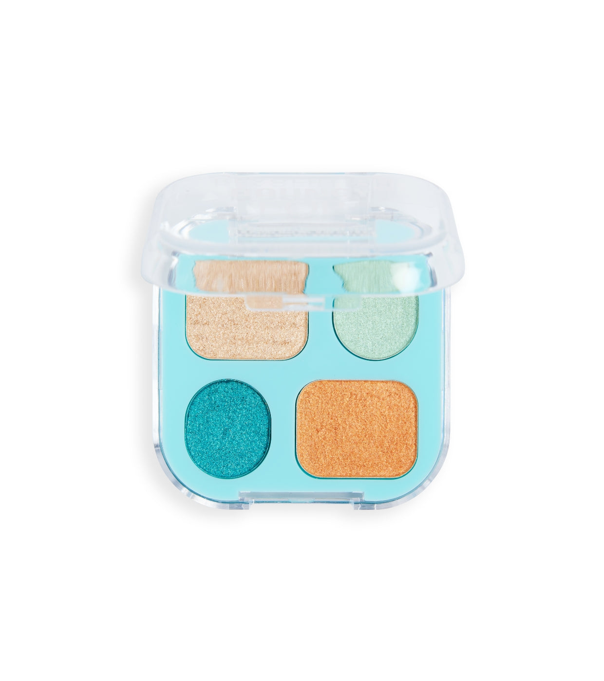 Makeup Revolution - *Poolside* - Mini paleta de sombras Bouncy Pop - Aqua Splash