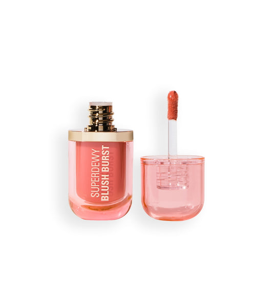 Makeup Revolution - *Super Dewy* - Blush Líquido Blush Burst - Peach Spritz