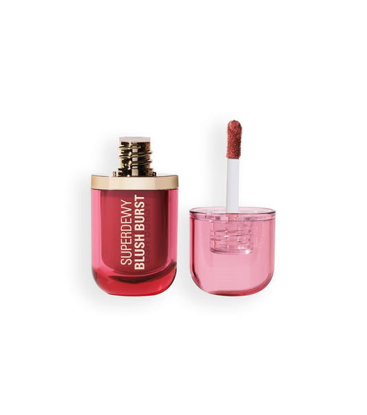Makeup Revolution - *Super Dewy* - Blush Líquido Blush burst - Rosa poeirento "Rose all day"