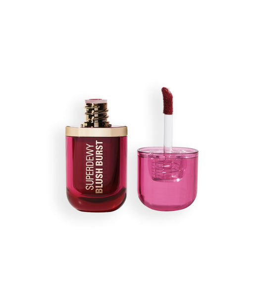 Makeup Revolution - *Super Dewy* - Blush Líquido Blush burst - Very cherry berry